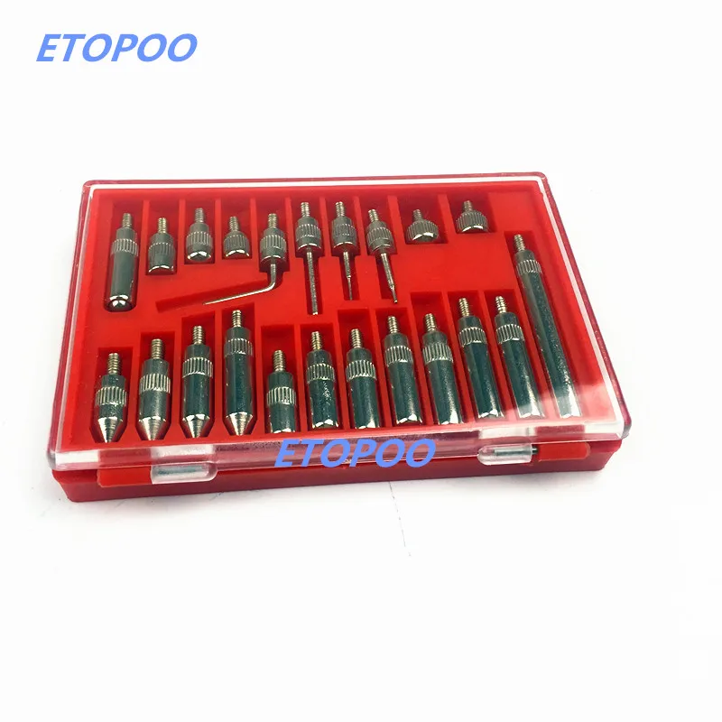 

22Pcs Steel Dial Indicator Point Set 4-48 Thread Tip For Dial & Test Indicators