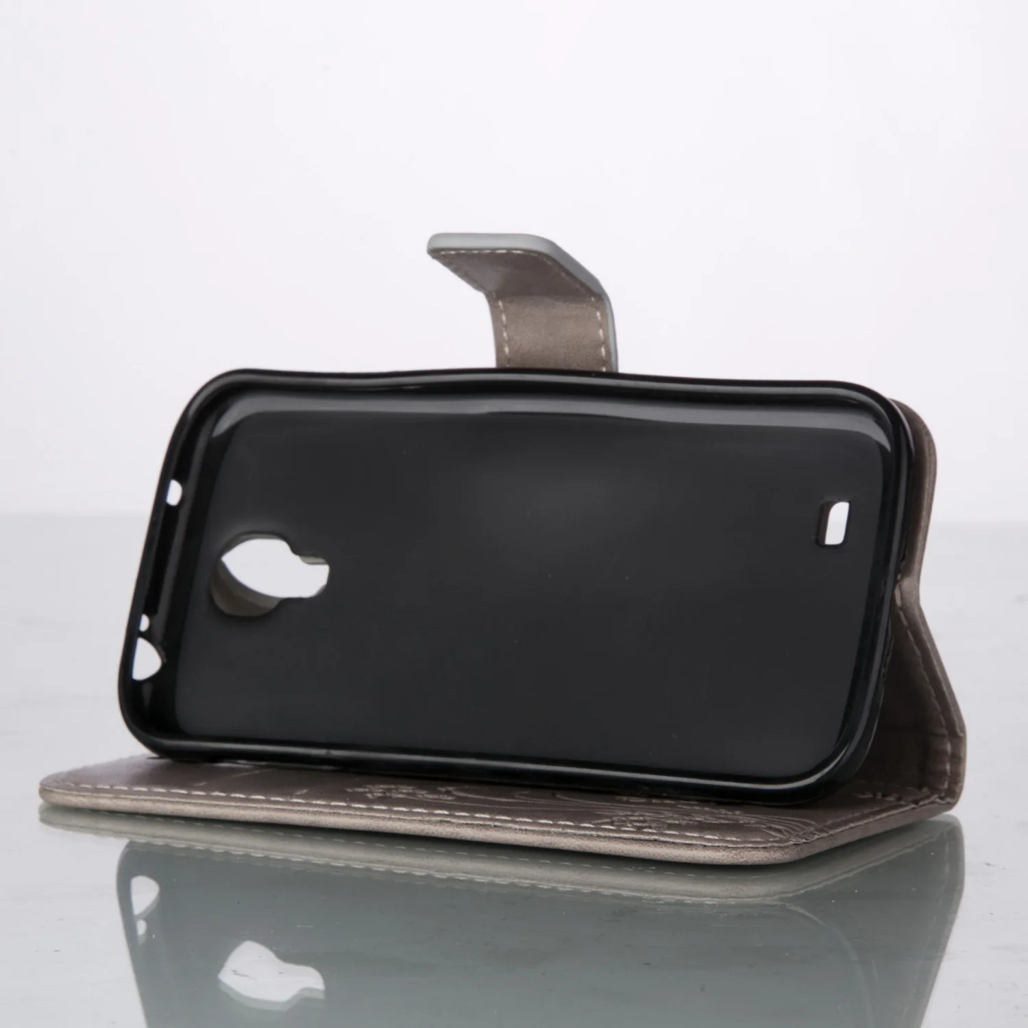 Флип кейс для Samsung Galaxy S4 mini Duos GT i9195 I9195 S4mini кожаный чехол S 4 i9192 чехлы сумка|case for samsung