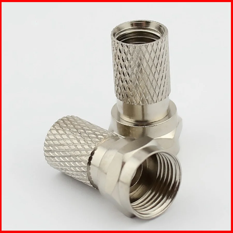 50pcs 75 5 Snap & Seal F Connector Waterproof RG6 Coax Compression