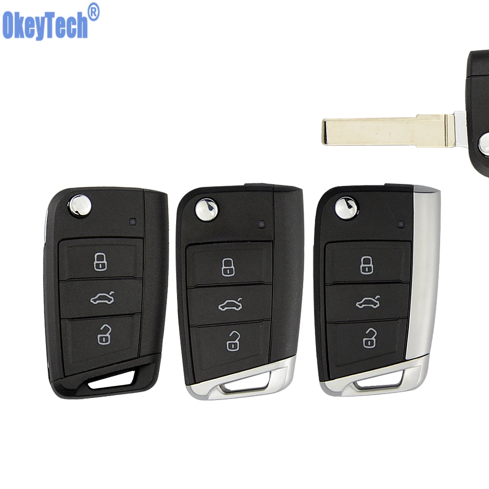 OkeyTech для VW Golf 7 GTI MK7 Skoda Octavia A7 Seat новый складной откидной Чехол дистанционного