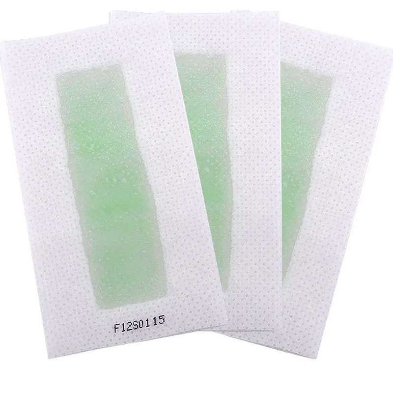 

10 pcs/Lot Hair Removal Depilatory Epilator Cold Wax Strips Paper Pad For Face Nonwoven