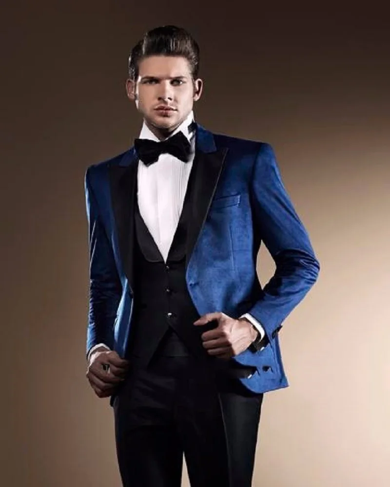 Mens Navy 3 Piece Suit My Dress Tip 2016 Custom Made Fashion Navy Blue 3 Piece Mens Suits Groom