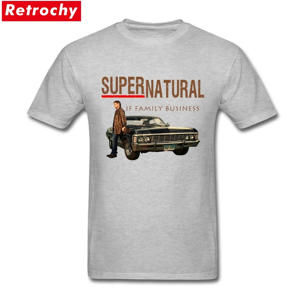 2017 Retro Supernatural merchandise T Shirt Short Sleeve Tee Shirt XXXL
