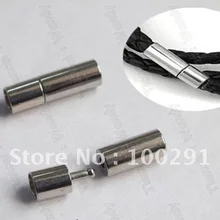 200 шт для 2 мм кожаный шнур родием металла цвета ювелирные изделия Штык застежками Цепочки и ожерелья Браслет Крючки