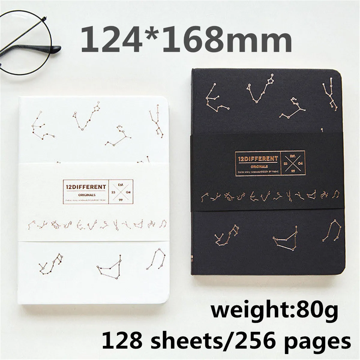 

128sheets 256page Sketchbook Beautiful Notebook Diary Journal Writing Pad Notebook Planner Office School Supplies Gift