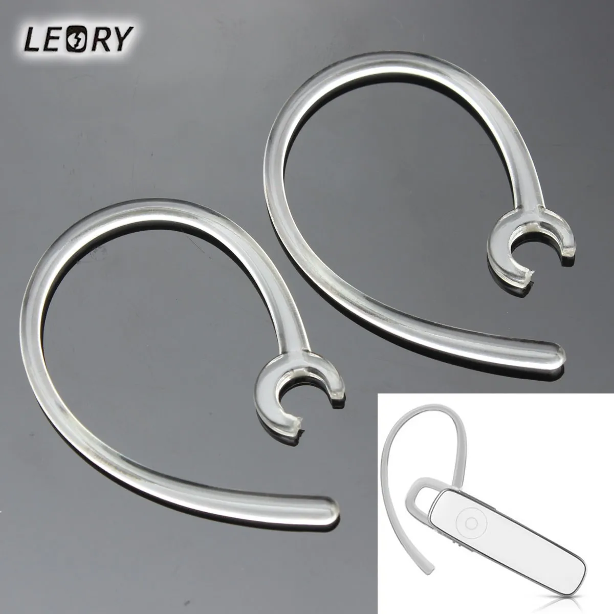 

18pcs LEORY Transparent Gel Ear Hook For Plantronics for Marque M155 bluetooth Headset Headphone Earhook Earphone Accessorries