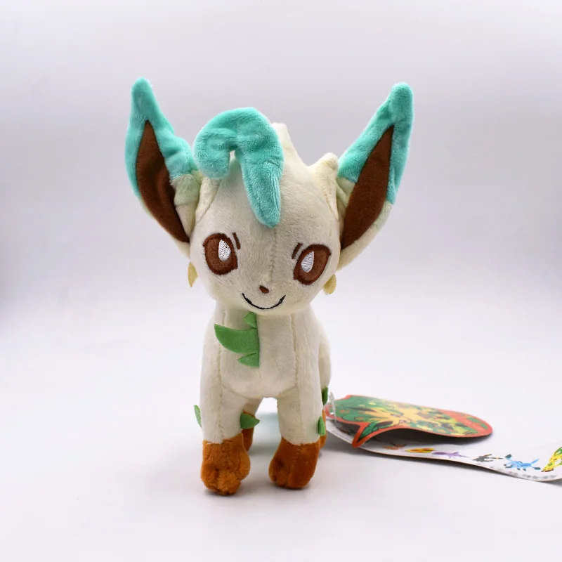 

18-20cm Eevee Leafeon Plush Toy Stuffed Peluche Toys Dolls Gifts for Children Free Shipping