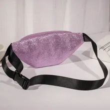 Модная женская поясная сумка с блестками цветной глиттер с регулируемым ремешком для ежедневных пляжных путешествий фестивалей WML99