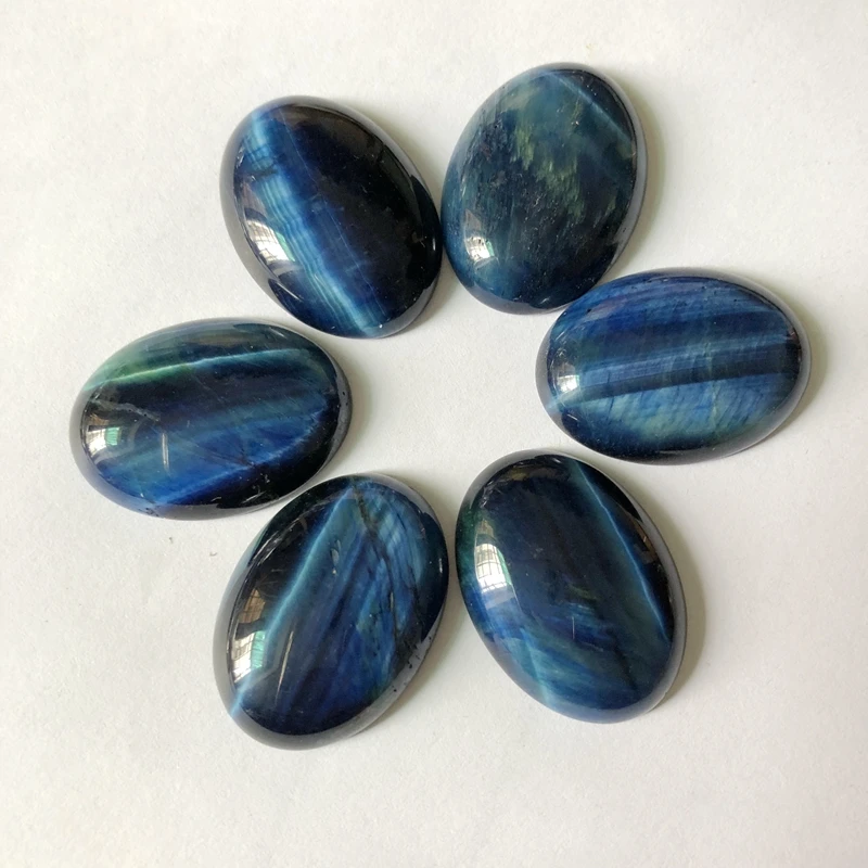Blossom agate 30x22mm Oval Cabochon CAB Flatback Semi-precious Gemstone Ring Face
