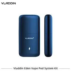 Новое поступление Vladdin Eden Pod system Vape электронная сигарета 350 мАч батарея 1,5 мл многоразового использования pod с запатентованной керамической