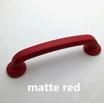 Ручки для мебели детской комнаты Модные Цветные матовые ручки кухонного шкафа