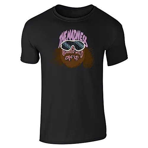 مفتول العضلات الجنون هو Runer البرية Oooh نعم المصارعة قصيرة كم T-ShirtHigh جودة قمم