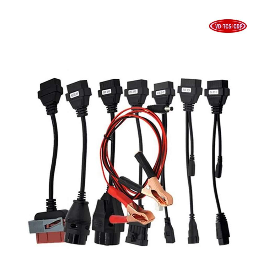 Tanie 8 sztuk za zestaw kabel samochodowy dla VD TCS c d p pro plus kable samochodowe dla multidiag pro i W O W SNOOPER darmowa wysyłka