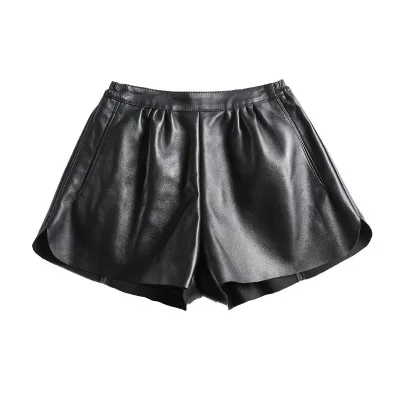 

2018 New Fashion Genuine Sheep Leather Shorts G4