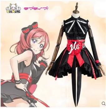 

New Anime Cosplay Costume Aqours lovelive Arcade 3 Generations Concert Nishikino Maki Lovely dress full sets A