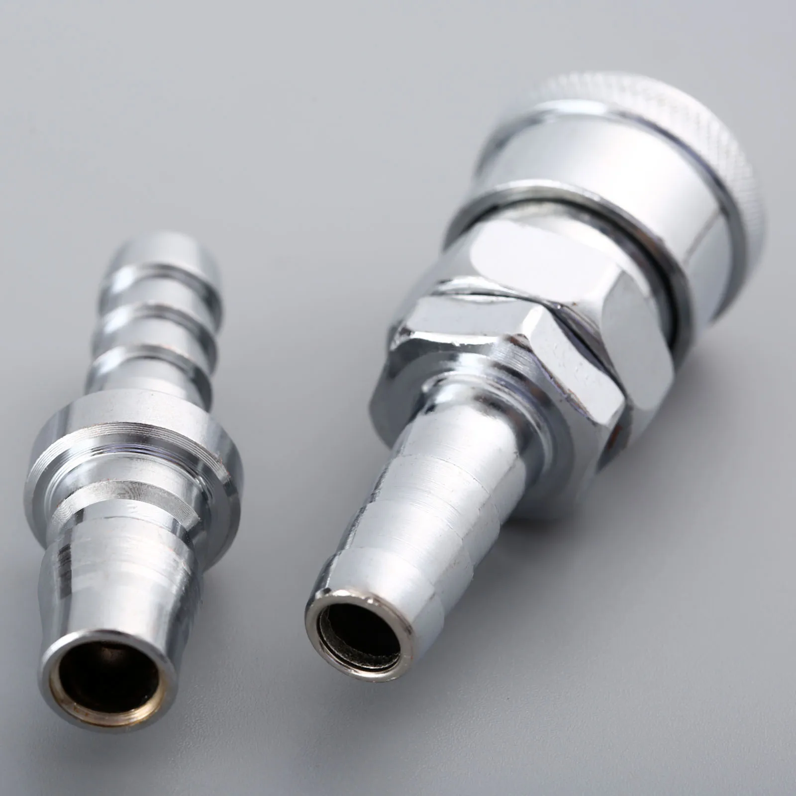 Pneumatic Tool 2Pcs Iron Pneumatic Fittings Air Line Hose Compressor Connector Quick Release Coupler Air Line Fittings for 10mm Hose Accessories Pneumatic Tool 2Pcs Iron Pneumatic Fittings Air Line Hose Compressor Connector Quick Release Coupler Air Line Fittings for 10mm Hose Accessories