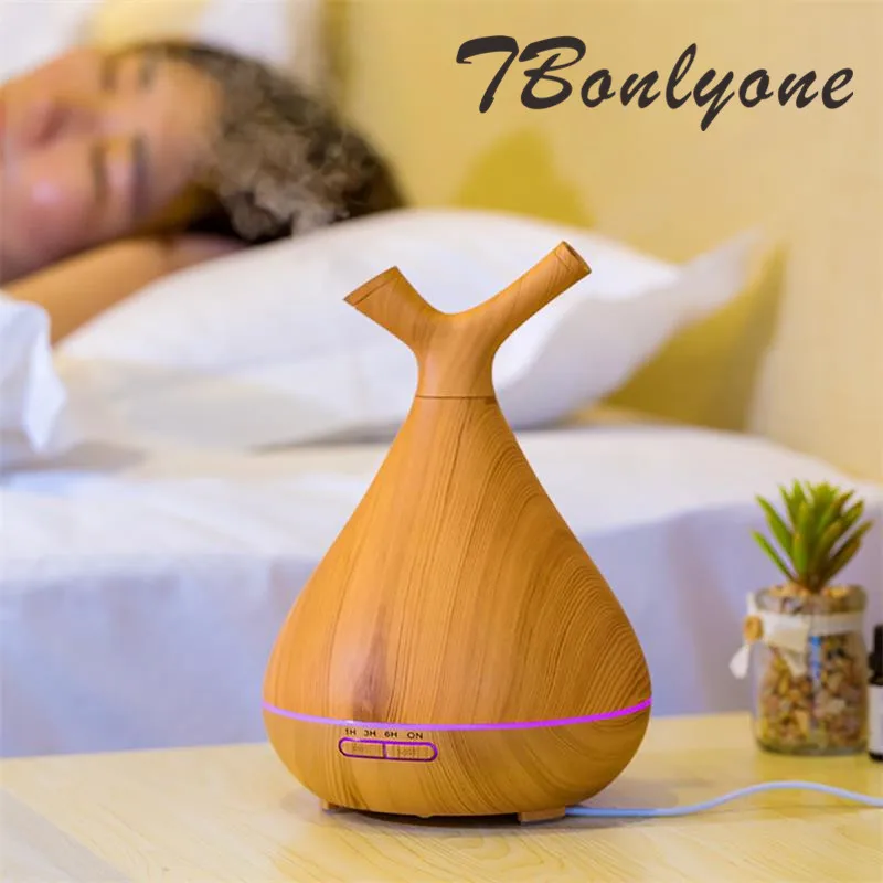 

TBonlyone 400ML Branch Essential Oil Diffuser Mini Aroma Lamp Mist Maker Electric Ultrasonice Aroma Air Humidifier Diffuser