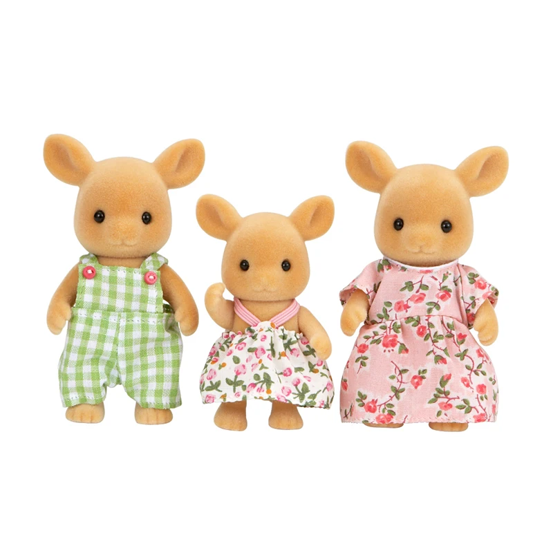 Набор из 3 предметов для всей семьи Sylvanian игрушки в виде животных фигурки девочек