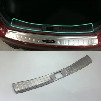 

Car accessories stainless steel inner rear bumper foot plate Cover Trim For Nissan 2017 Tiida