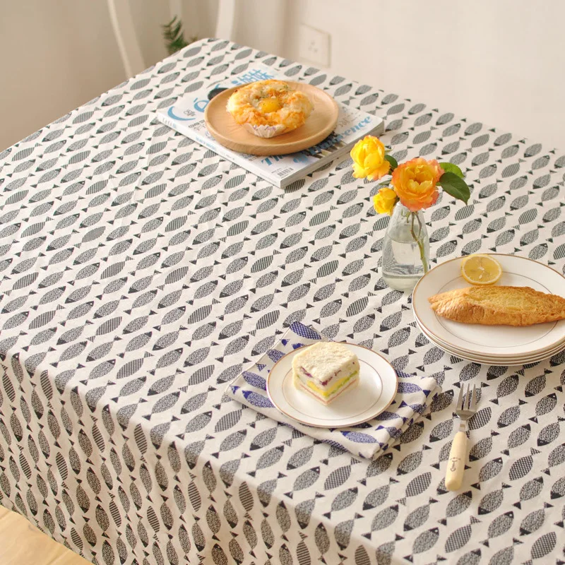 Sale Japanese Style Table cloths for home Cloth Rectangle Square Round