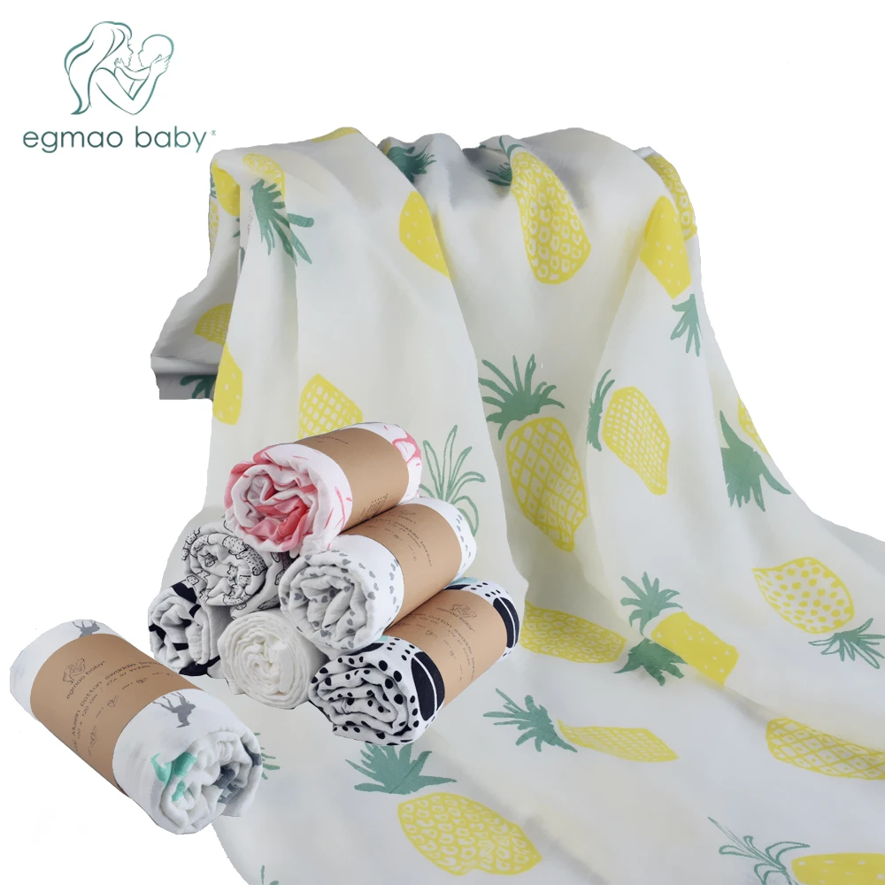 

Large Size 47"*47" Inch Baby Swaddle Breathable Baby Infant Muslin Swaddle Blanket Best for Car Seat Canopy Nursing Cover (1PCS)