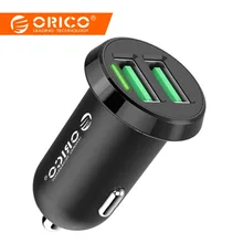 ORICO двойной зарядное устройство USB 17 Вт Выход мобильного телефона 2.4A смарт-адаптер для путешествий для iPhone 7 samsung Xiaomi автомобильное USB Зарядное устройство