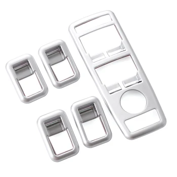 

ABS Chrome Window Lift Switch Panel Cover Trime For Mercedes Benz A B C E CLA GLK GL ML Class W176 W246 W204 W212 W218 X204