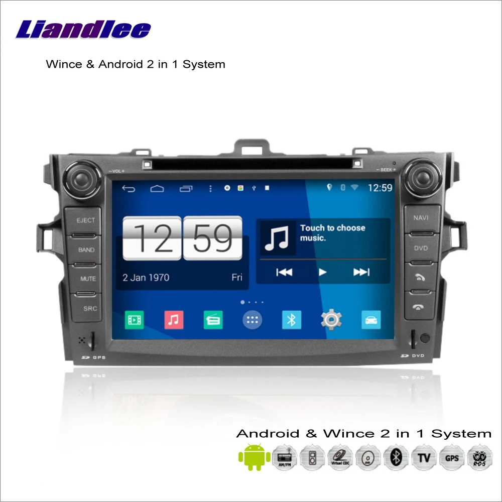 Top Liandlee Car Android Multimedia Stereo For Toyota Corolla Axio / E140 E150 2006~2013 Radio DVD Player GPS Navigation Audio Video 2