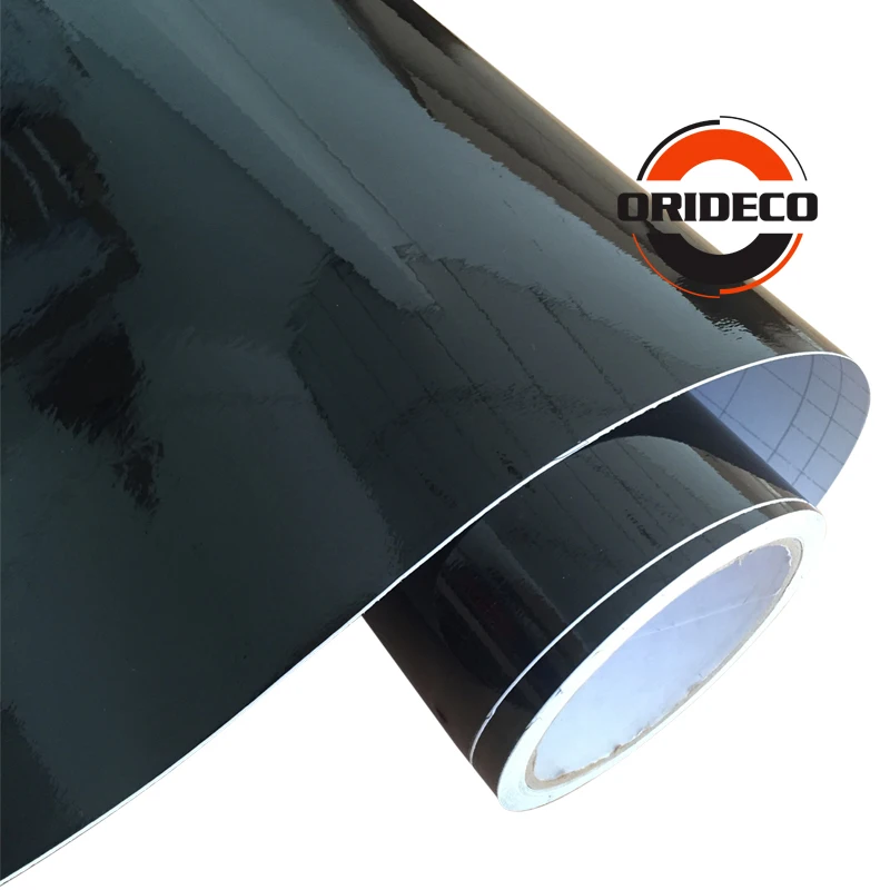 Glossy black foil car sticker 7