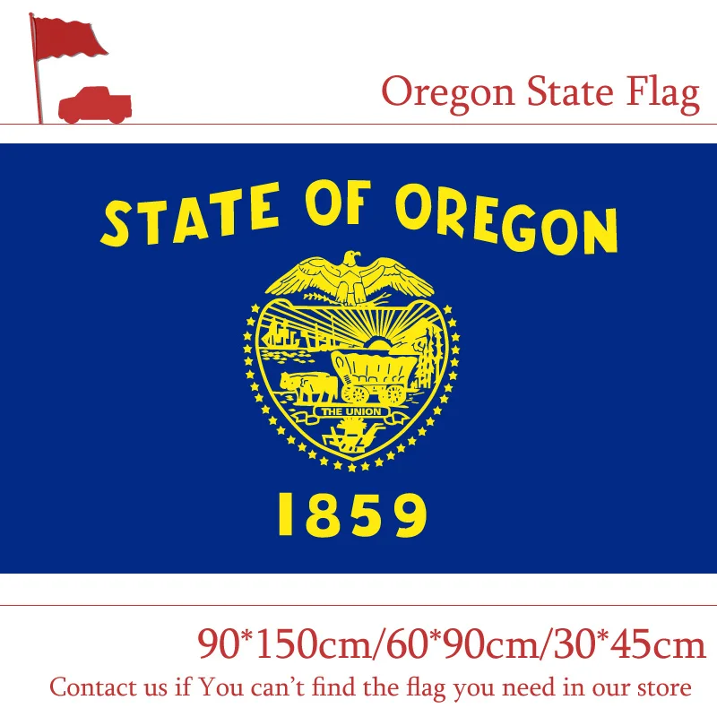 

Oregon State Flag 90*150cm 60*90cm Flag USA 3*5 Ft Banner 30*45cm Car Flag