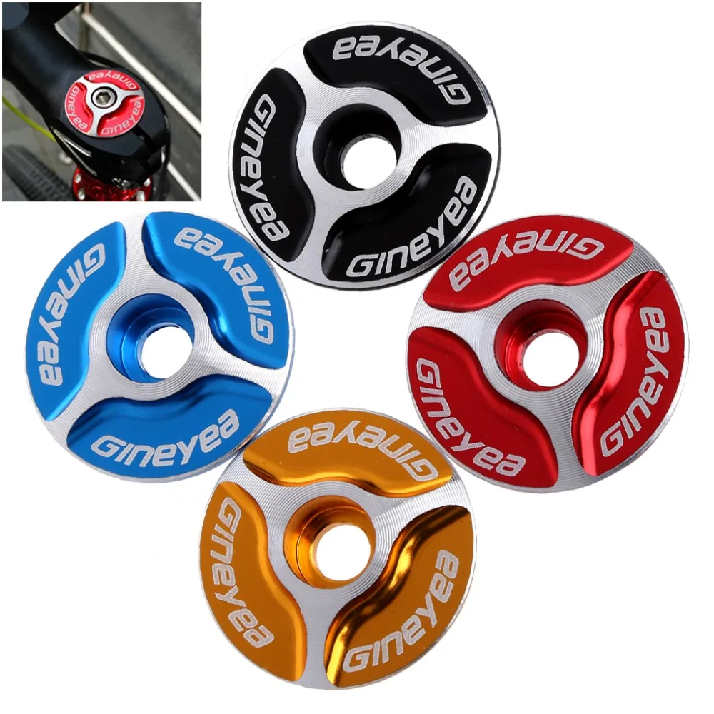 Aluminum Threadless Road MTB Bike Stem Accessories Headset Top Cap Cover Bicycle Headset Cap in