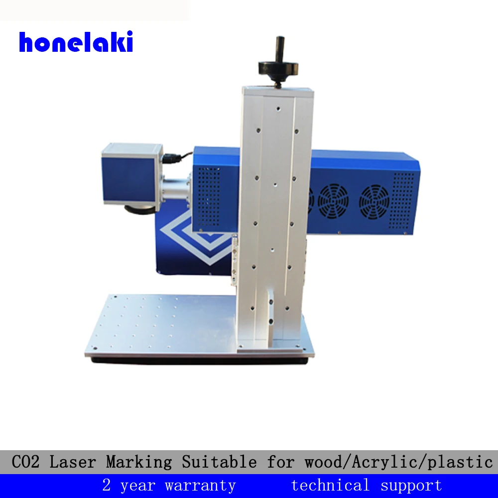 RF Co2 лазерная маркировка машина с РФ металлическая трубка лазерный источник 10 Вт 30 Вт 60 Вт лазерной маркировки и гравировка для дерева стеклопластиков