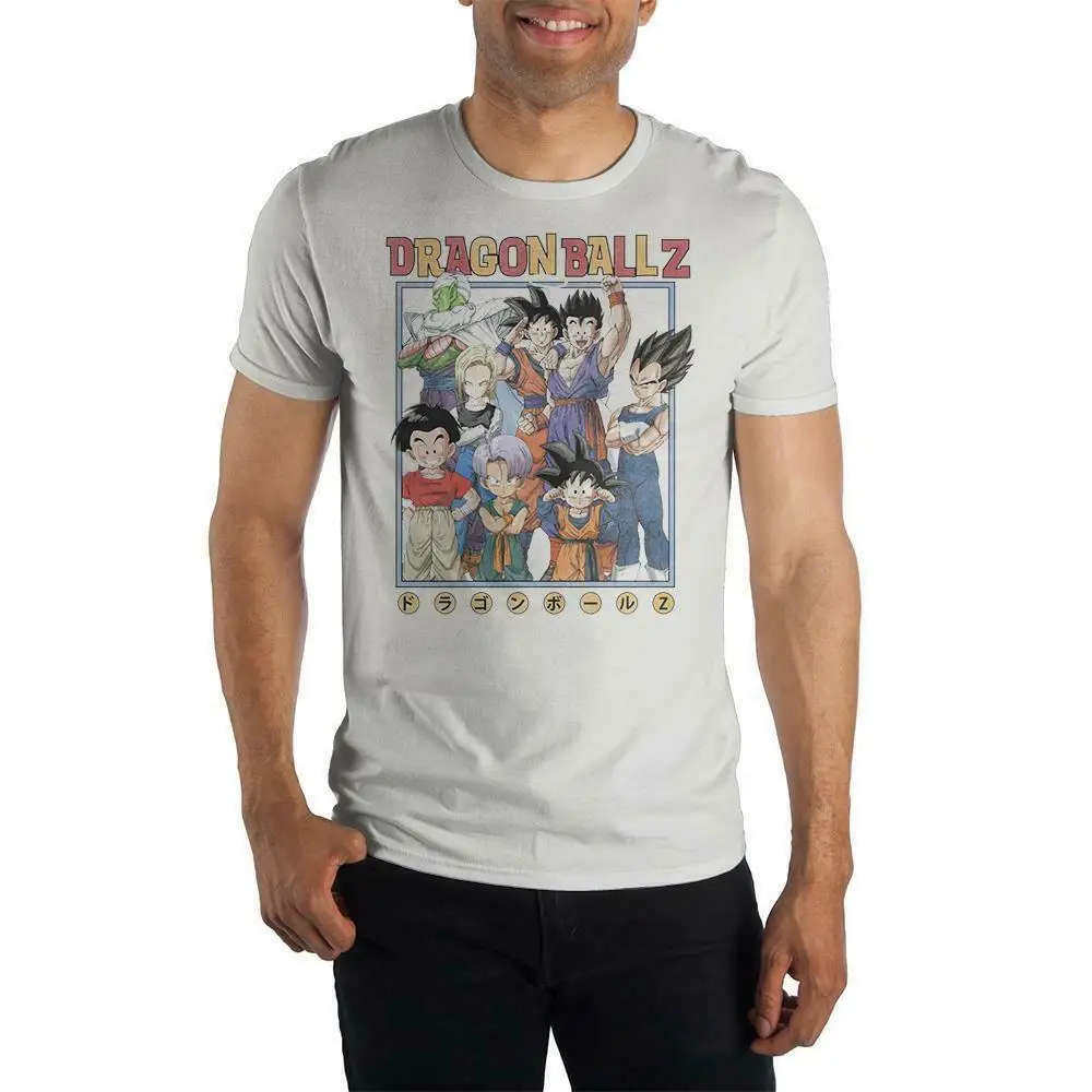 

Dragon Ball Z T-Shirt Anime Official Licensed Mens Tees White S-4XL sizes USA