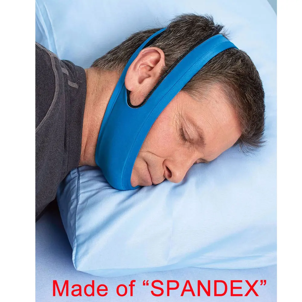 Aptoco Anti Snore Chin Strap Care Spal Pas za smrčanje za moške Ženske Spalni izdelki iz Spandex-a