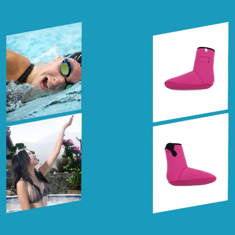 1 пара 3 мм неопреновый плавательный загрузки носки Подводное гидрокостюм для дайвинга носки предотвращения царапин потепление носки для
