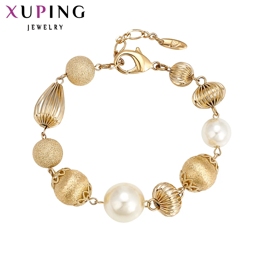 

Xuping Fashion Bracelet Charming Gift Promotion for Women Bracelets Cold Color Plated Fashion Jewelry Accessories 74005