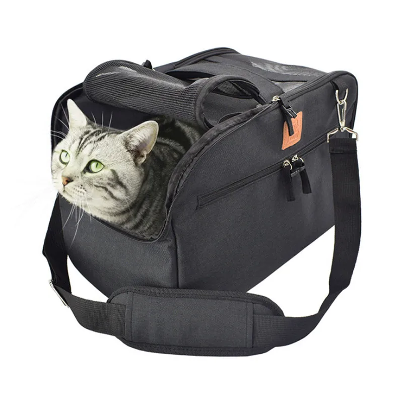 Portable Travel Dog Carriers Breathable Bag For Dogs Airline Approved Carrier for Cat Car Seat Dog