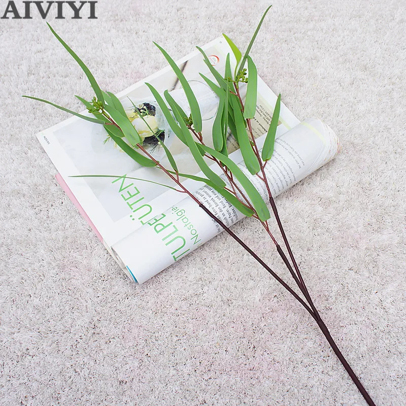 

Artificial Silk Willow Leaves Long Branch Green Fake Plants Spring Wedding Home Decoration Arrangement Accessories faux foliage