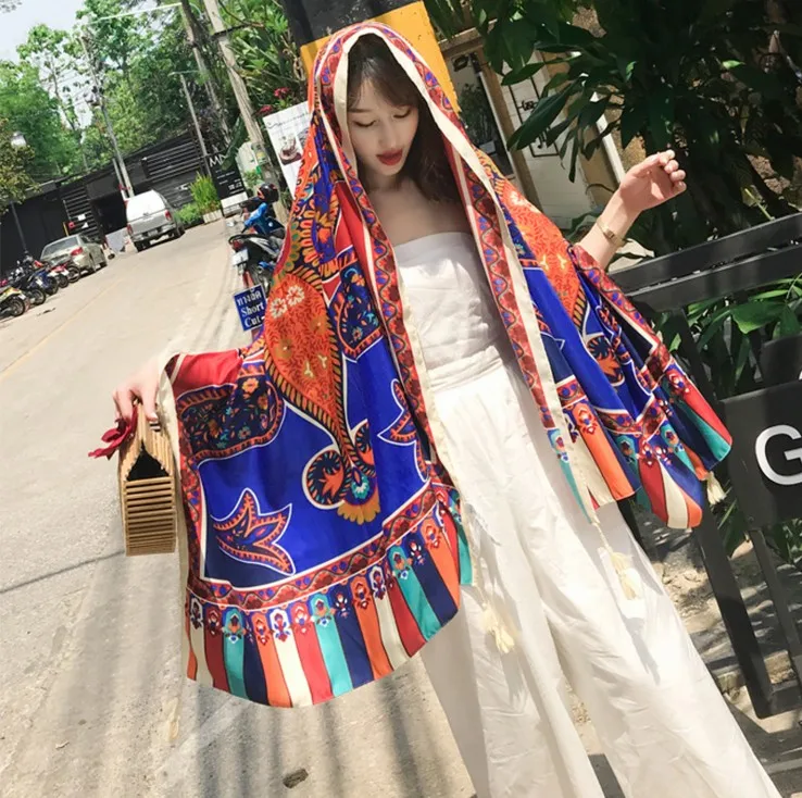Buy Travel sunscreen shawl cotton Scarf Korea Original