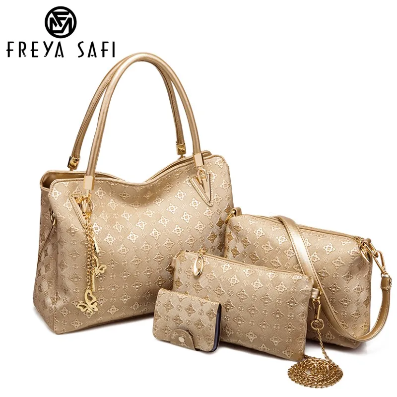 Freya Safi 4 Bag/مجموعة جديد الأم حقيبة يد العلامة التجارية مصمم المرأة حقيبة إلكتروني أعلى-حقائب بيد الأزياء Femal حقائب حقائب كتف