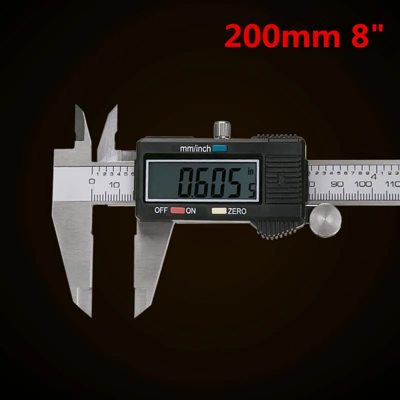 High quality 200mm 8" Digital caliper vernier caliper GAUGE MICROMETER