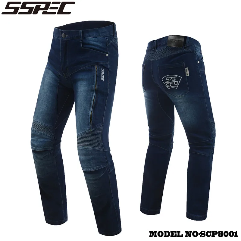 

MotoGP Speed Racing Denim Trousers CE Approved Knee Protectors Motorcycle Wear-resistant Casual jean Knight Moto Pants