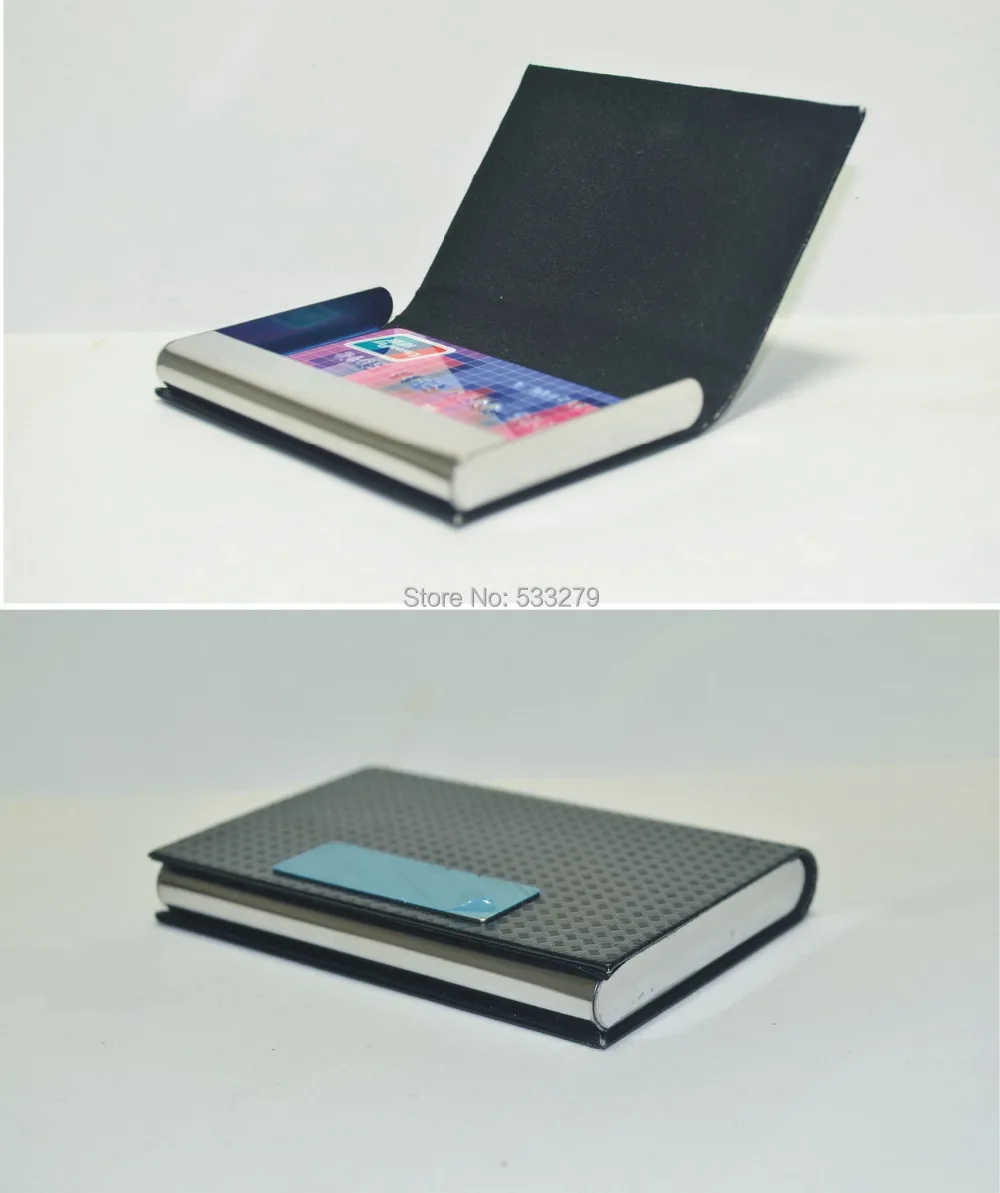 VISA card & bank card & name card PU holder for men and