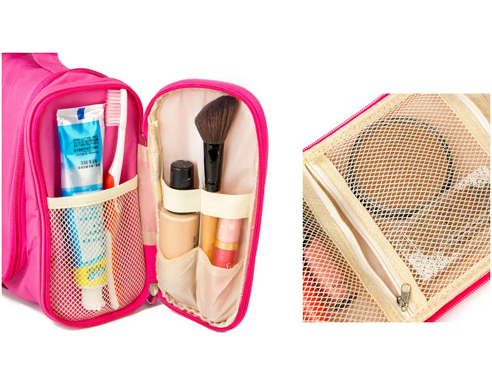 Travel Portable Organizer Bathroom Storage Cosmetic Bag, Portable Hanging Toiletry Bag wash bag for Women for vacation New       (12)