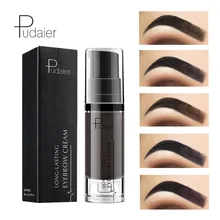 Pudaier 6 г Черный Коричневый гель для бровей Крем для макияжа водоотталкивающие чернила наращивание бровей Косметика набор для перманенного макияжа бровей оттенок красоты Maquiagem