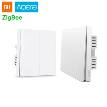 

Aqara Wall Switch Light Switch ZigBee Version Single Fire/ Zero Fire /Wireless Switch APP Remote Control Xiaomi Smart Home Kits