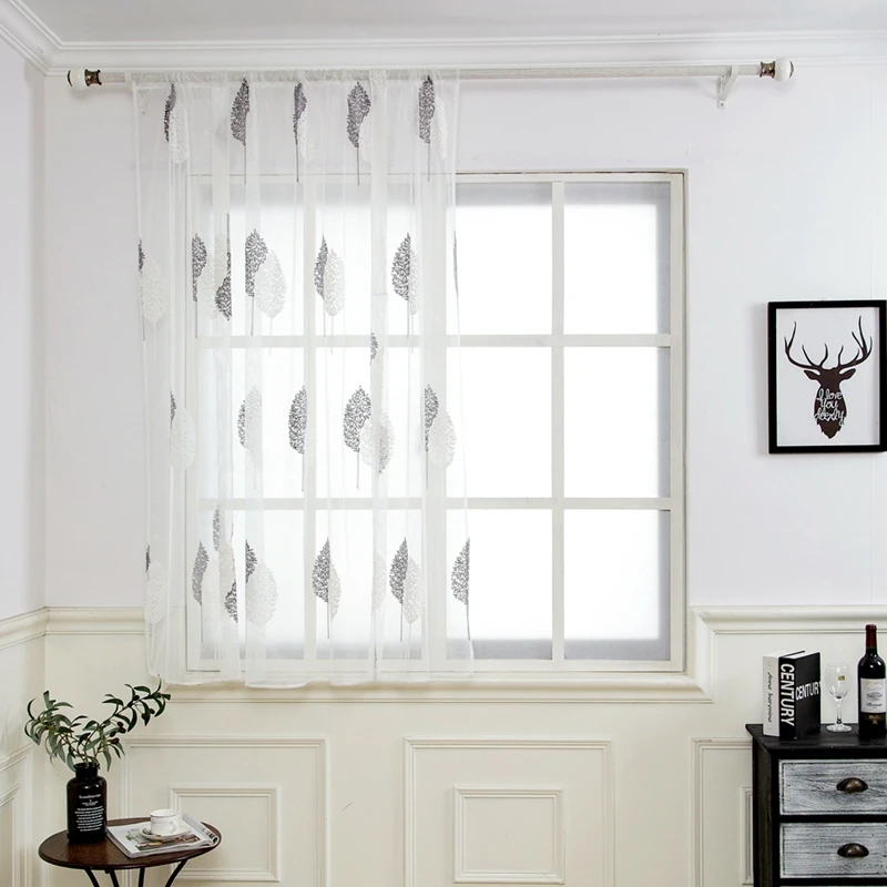 

Half Blackout Window Curtain Panels, Fully Privacy Protection Curtain With Cute Patterns For Bedroom