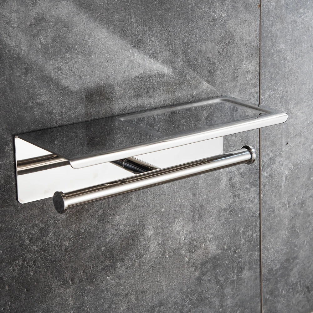 Stainless Steel Bathroom Shelf Luxury Cosmetic Storage Bathroom Shelf Holder Bathroom Accessories Best Price Mci13