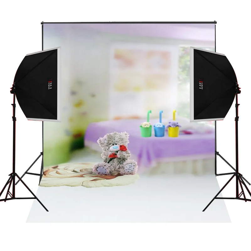Крытый кровать кукла живописные для детей фото камеры fotografica Studio винил фотографии фоном фон ткань цифровой реквизит