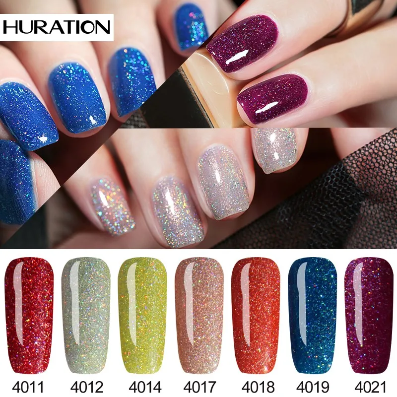 

Huration 2019 New Neon 19 Color Gel Paint 7ml Nail Polish Varnish Manicure UV Soak Off Nail Polish Primer Vernis Gel Nails Art